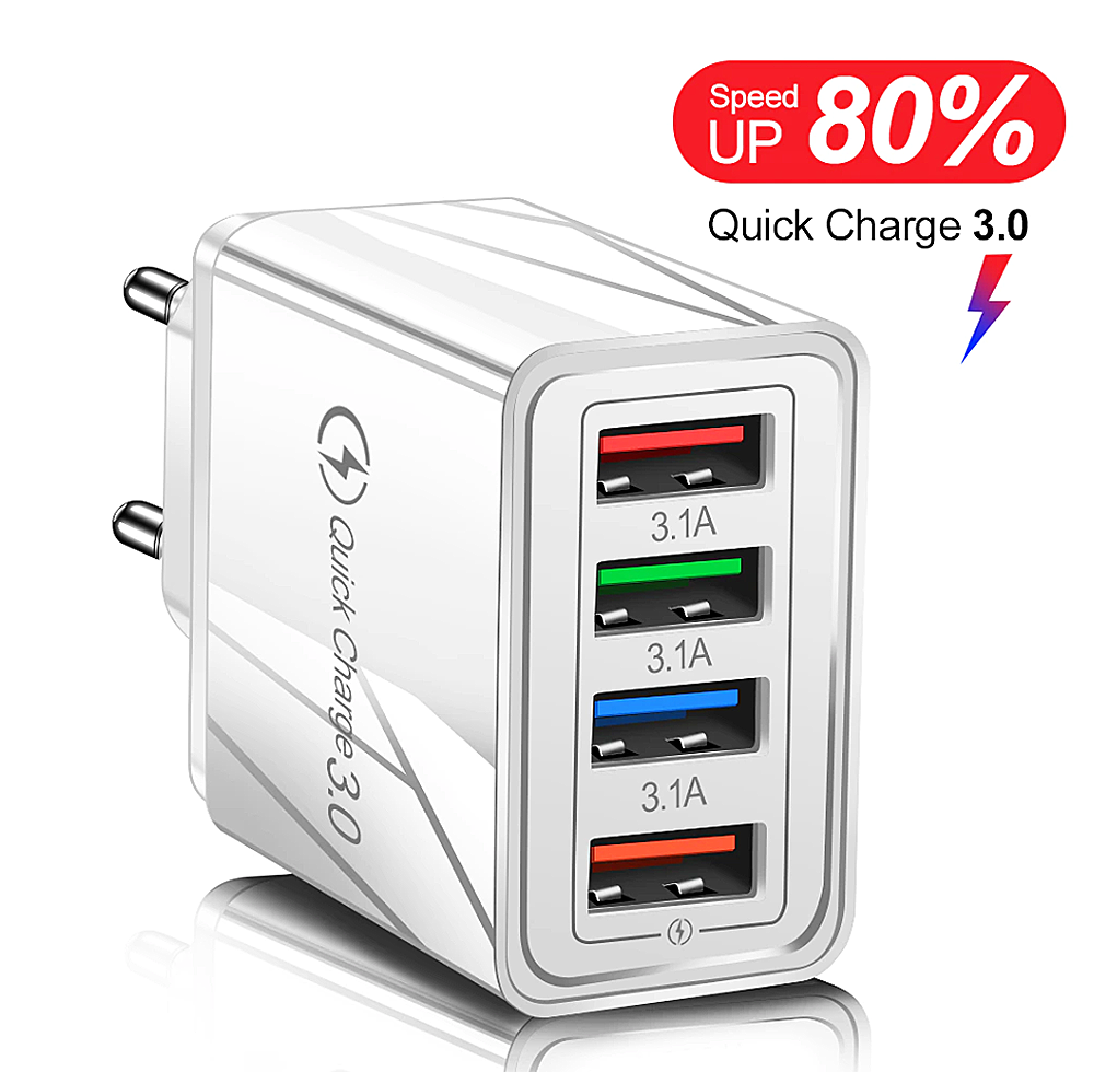 Nabíječka 4x usb Quick...