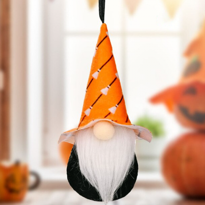 Podzimní dekorace skřítek ORANŽOVÝ