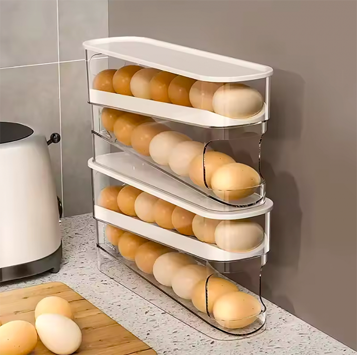 Dvouvrstvý zásobník na vejce do chladničky 